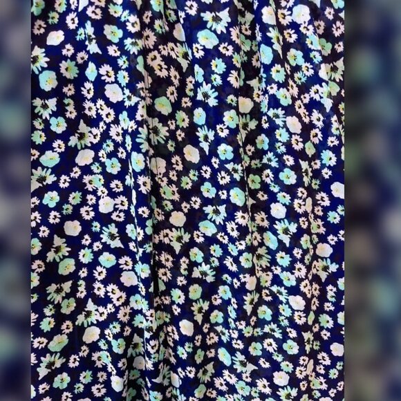 Torrid Chiffon Pull On Wide Leg Pants with Side Slide Floral Women Plus size 0X - Picture 4 of 7
